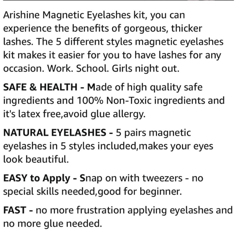 Magnetic eyelashes - Picture 4 of 7